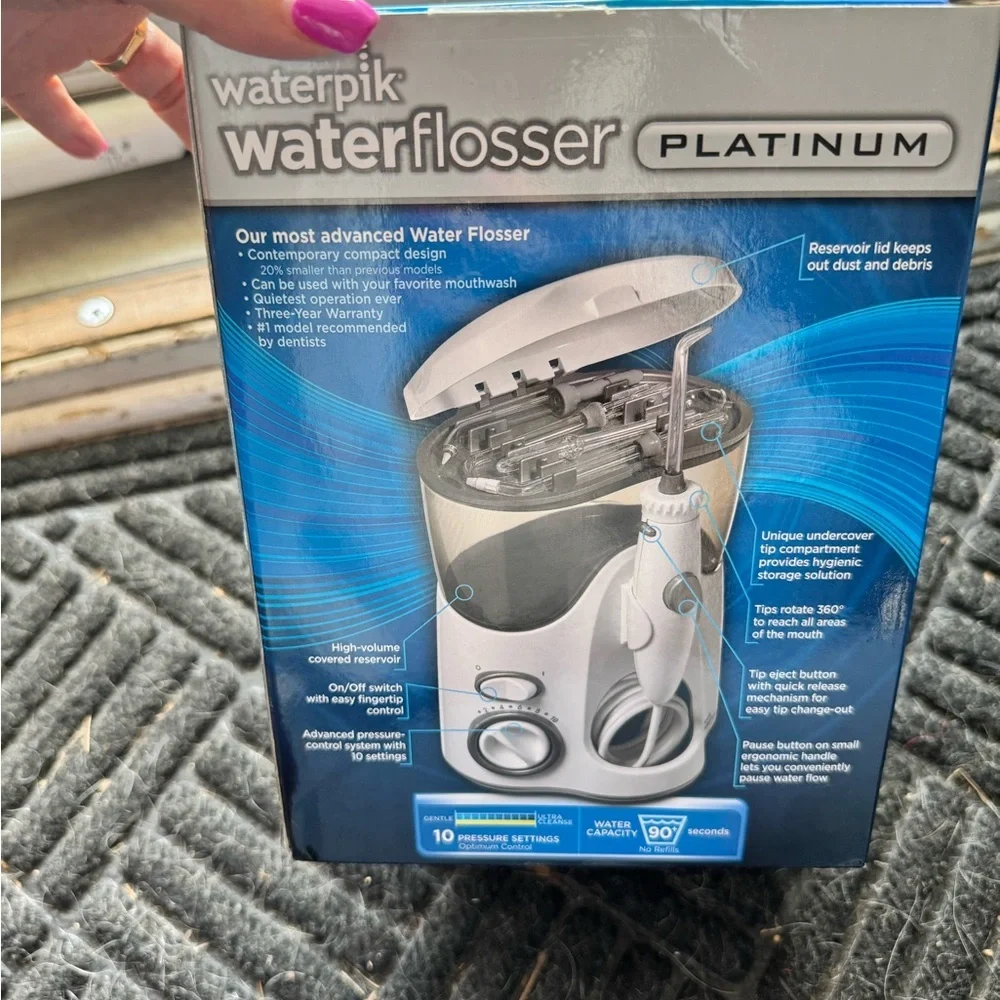 Waterpik Water Flosser Platinum w Xtras - Picture 8 of 8